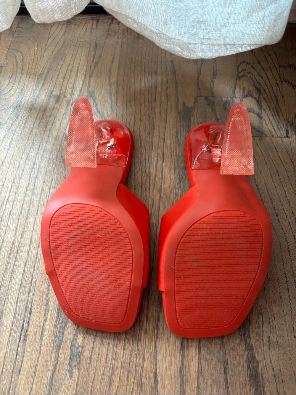 Torrid (WW) New Bright Orange Open-Toe Slide Mules